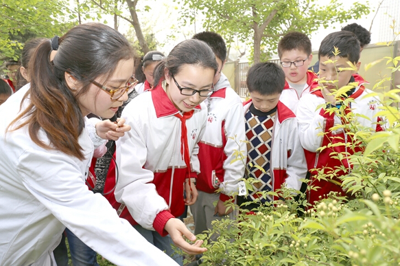 江苏省淮阴师范学院附属小学师生走进江苏省淮安市中医院